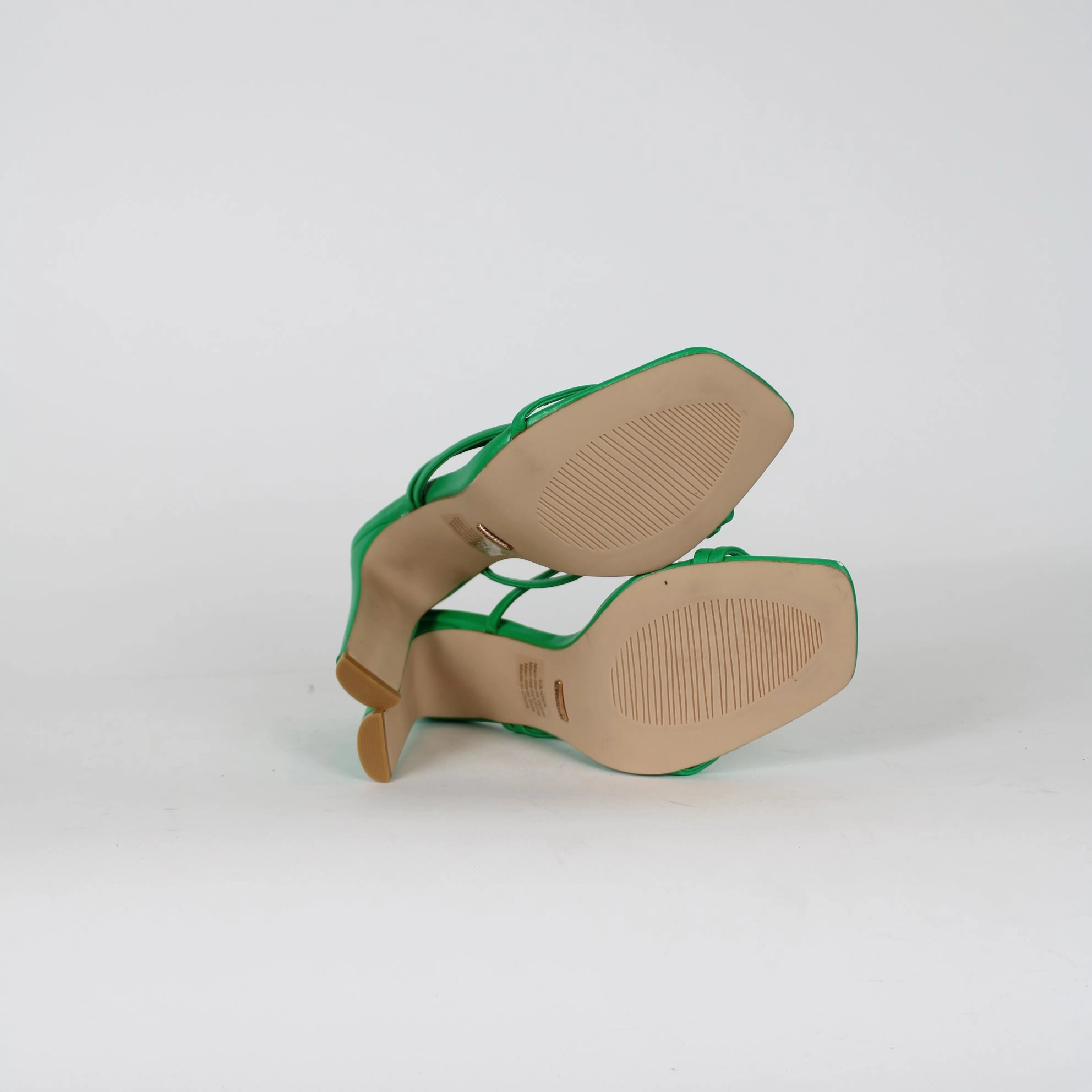 Billini Green Strappy Heels Kanye West High Heels