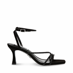 Heel Mule Slippers STIR UP BLACK HEELS