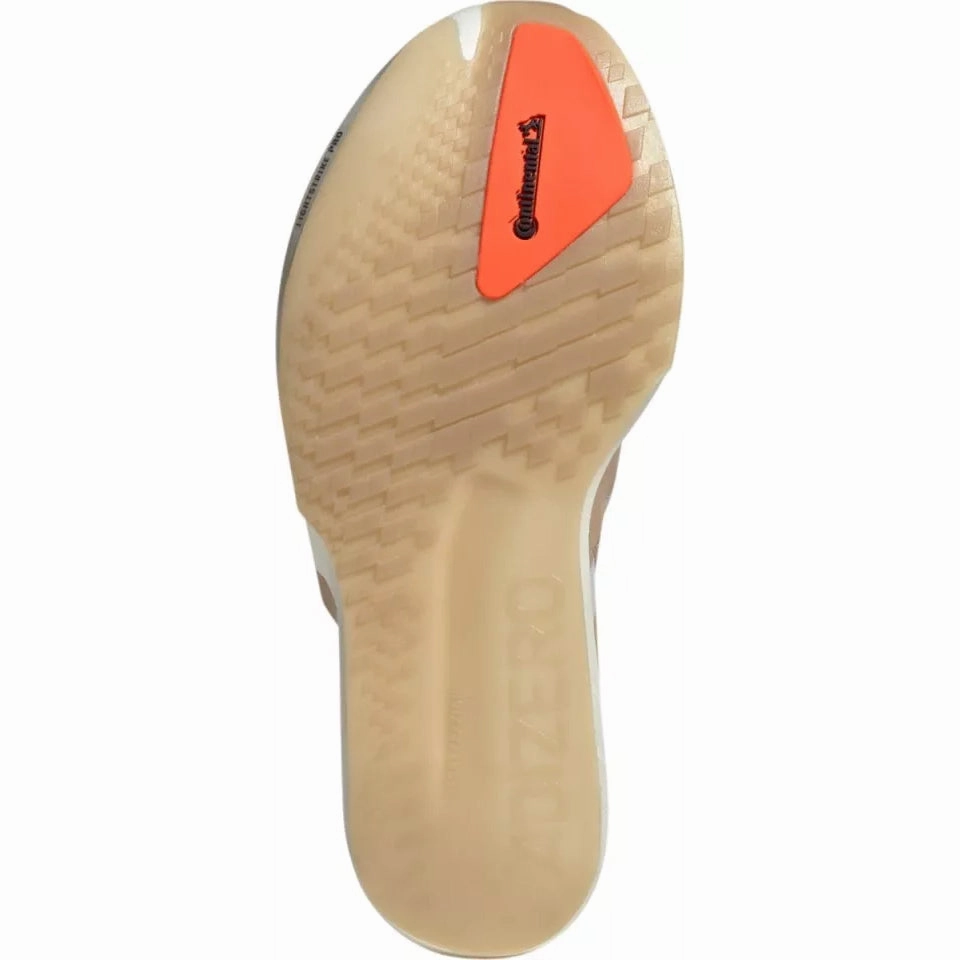 Adidas Shoes 2017 Women's Adizero Adios 9 Running Shoes Chalk White / Warm Sandstone / Impact Orange