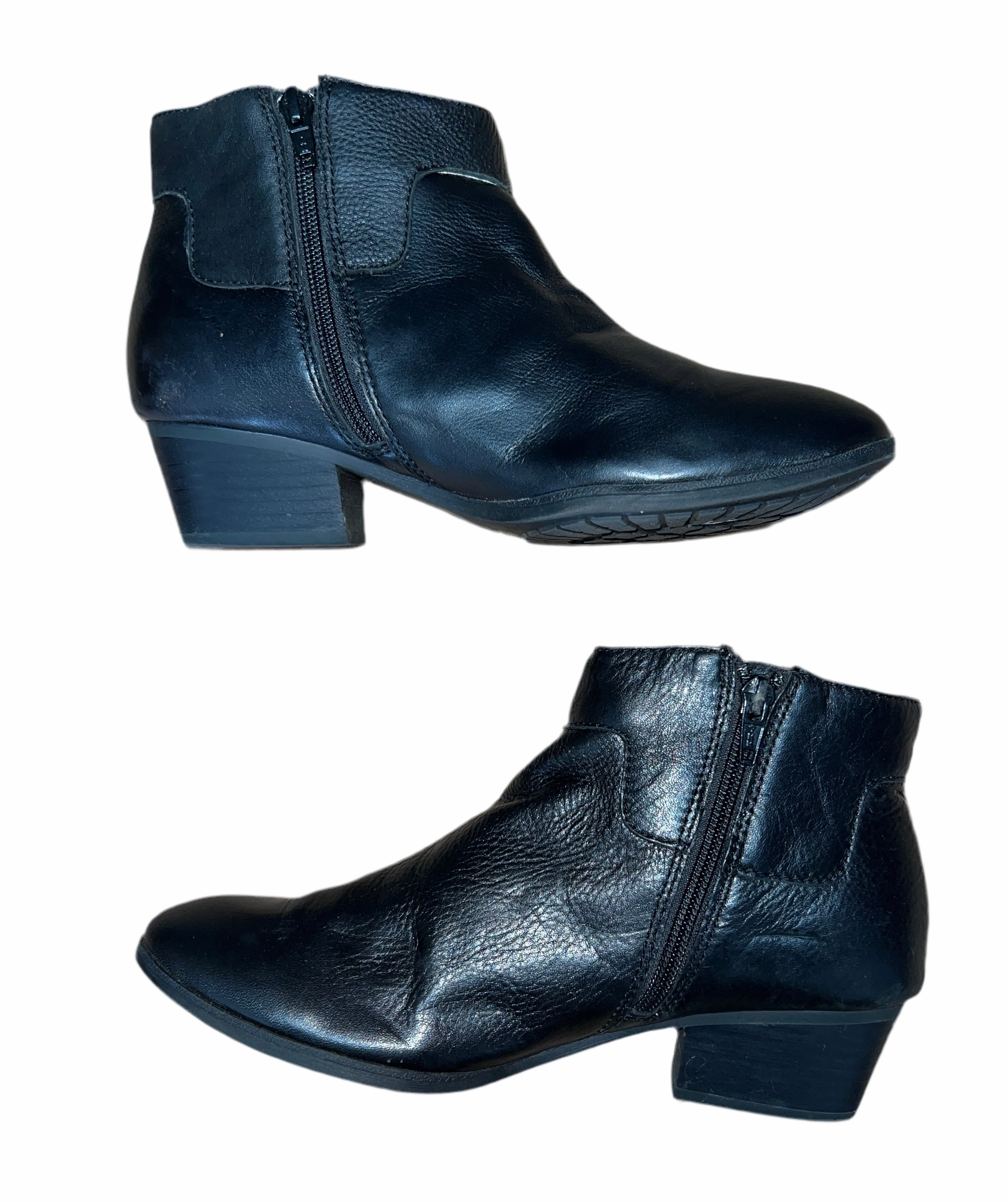 Ankle Boots Work SOFFT Women's Parveen Ankle Bootie 8M black leather