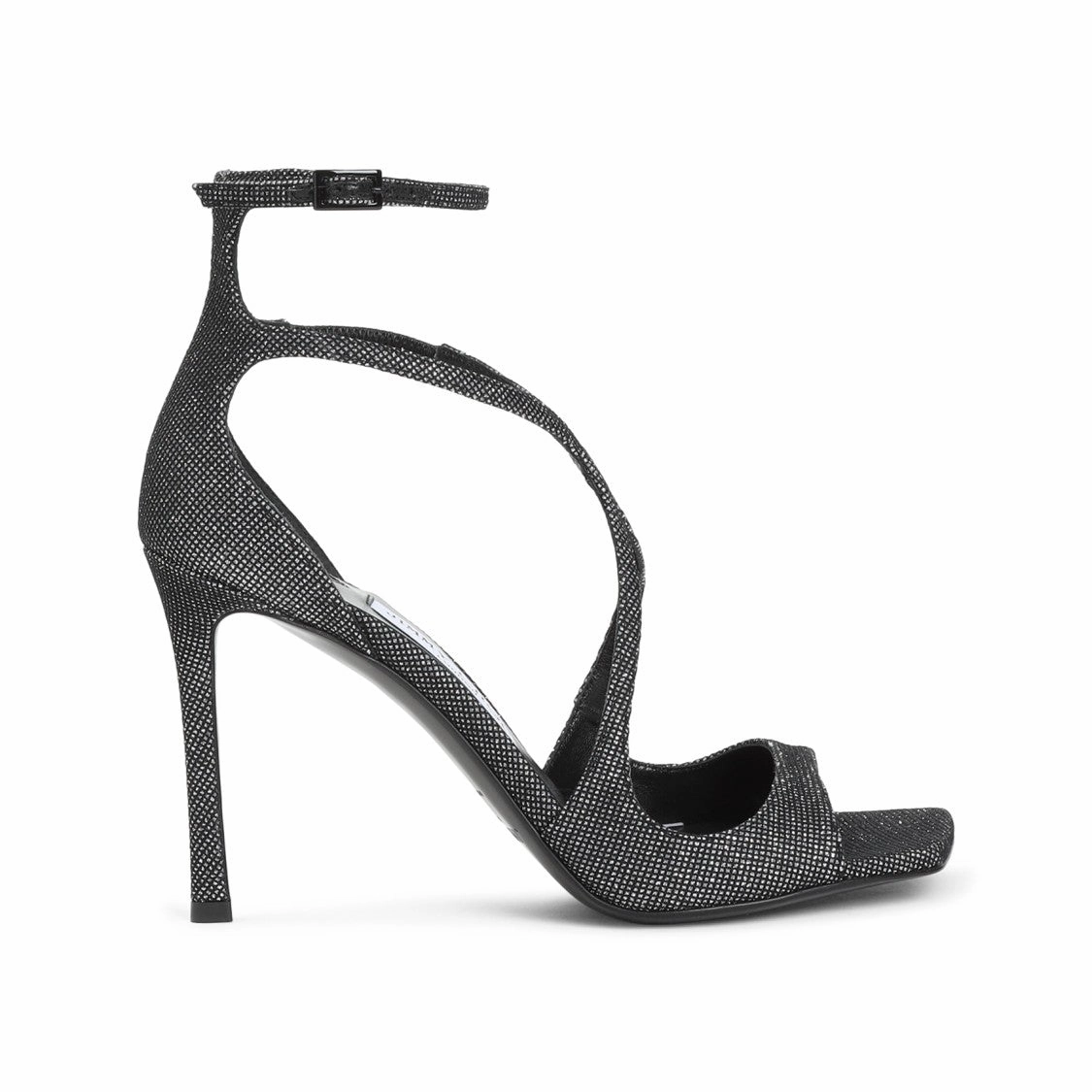 Striking Black Metallic Sandals Best High Heel Websites