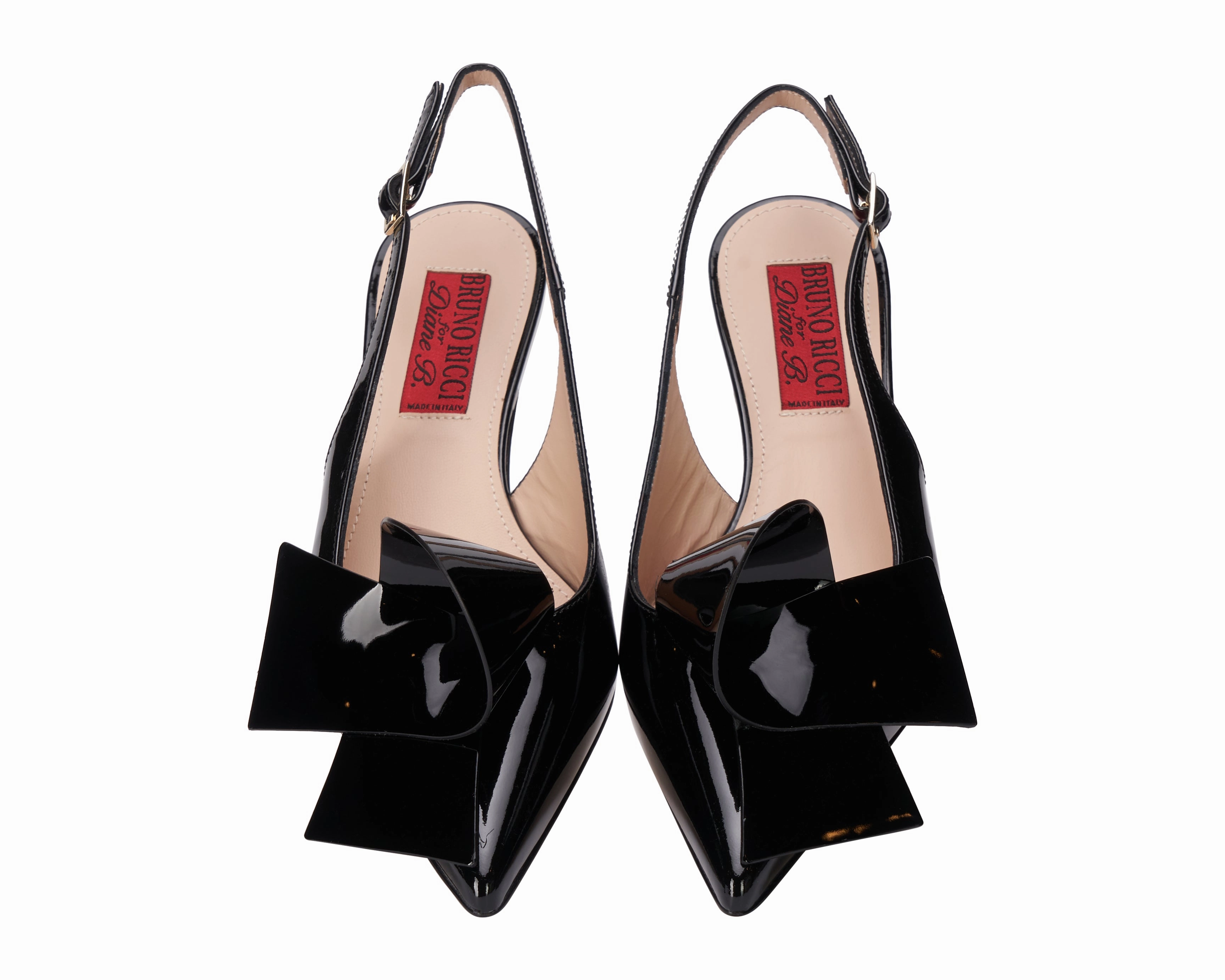 High Heel Peep Toe Ribbon (B577)