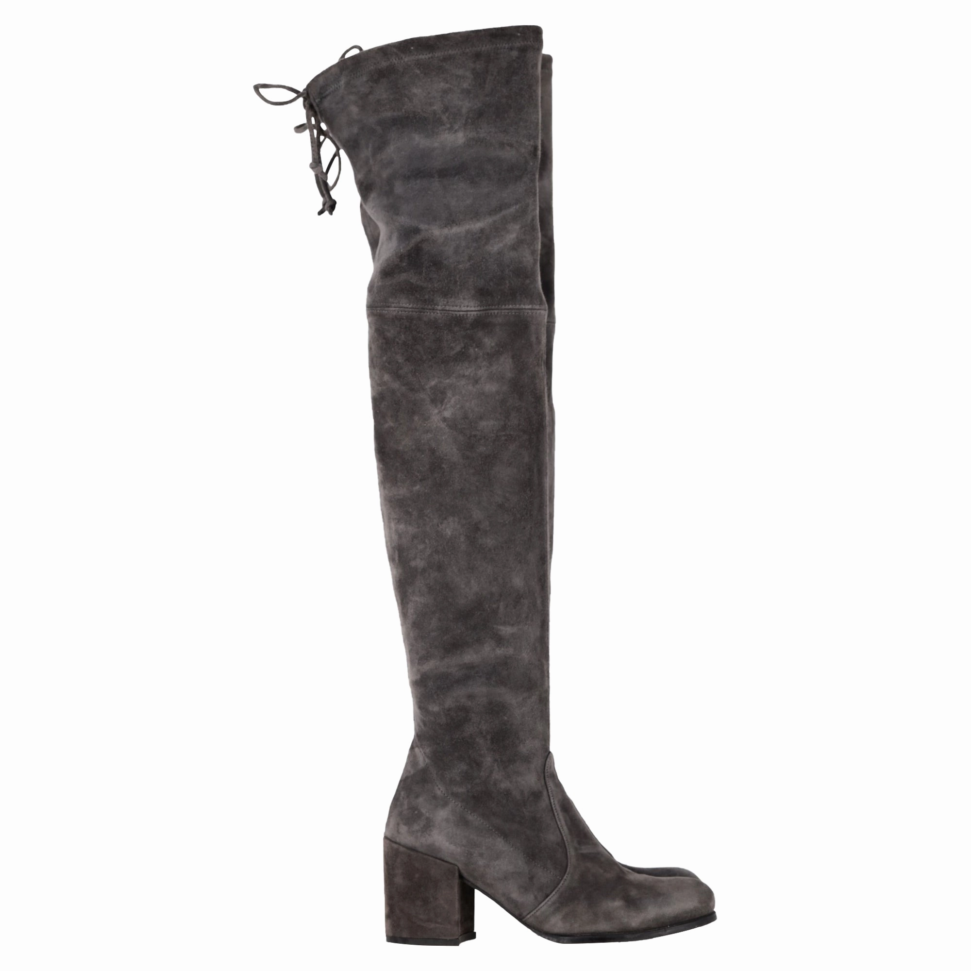Dcc Boots Stuart Weitzman Genna Over The Knee Boots in Grey Suede