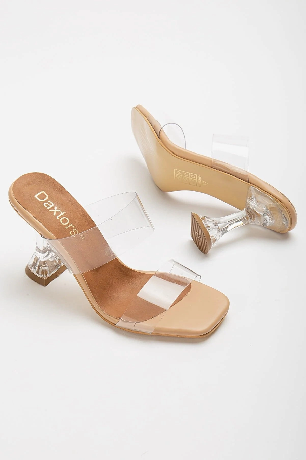 Gif High Heels Daxtors Women's Transparent Tape Heels