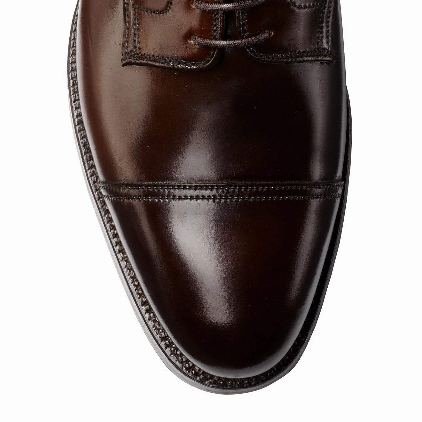 Pointed Lace Up Shoes Bradford Dark Brown Cordovan