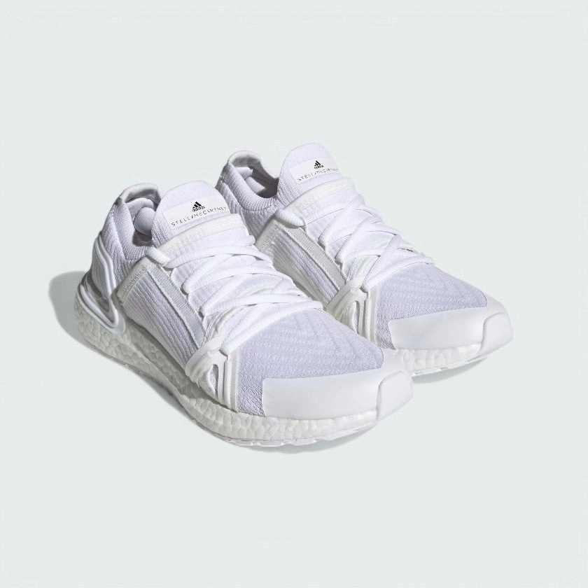Running Shoe Adidas Adidas Ultra Boost 20 Stella McCartney Women's White Running Trainers H00034