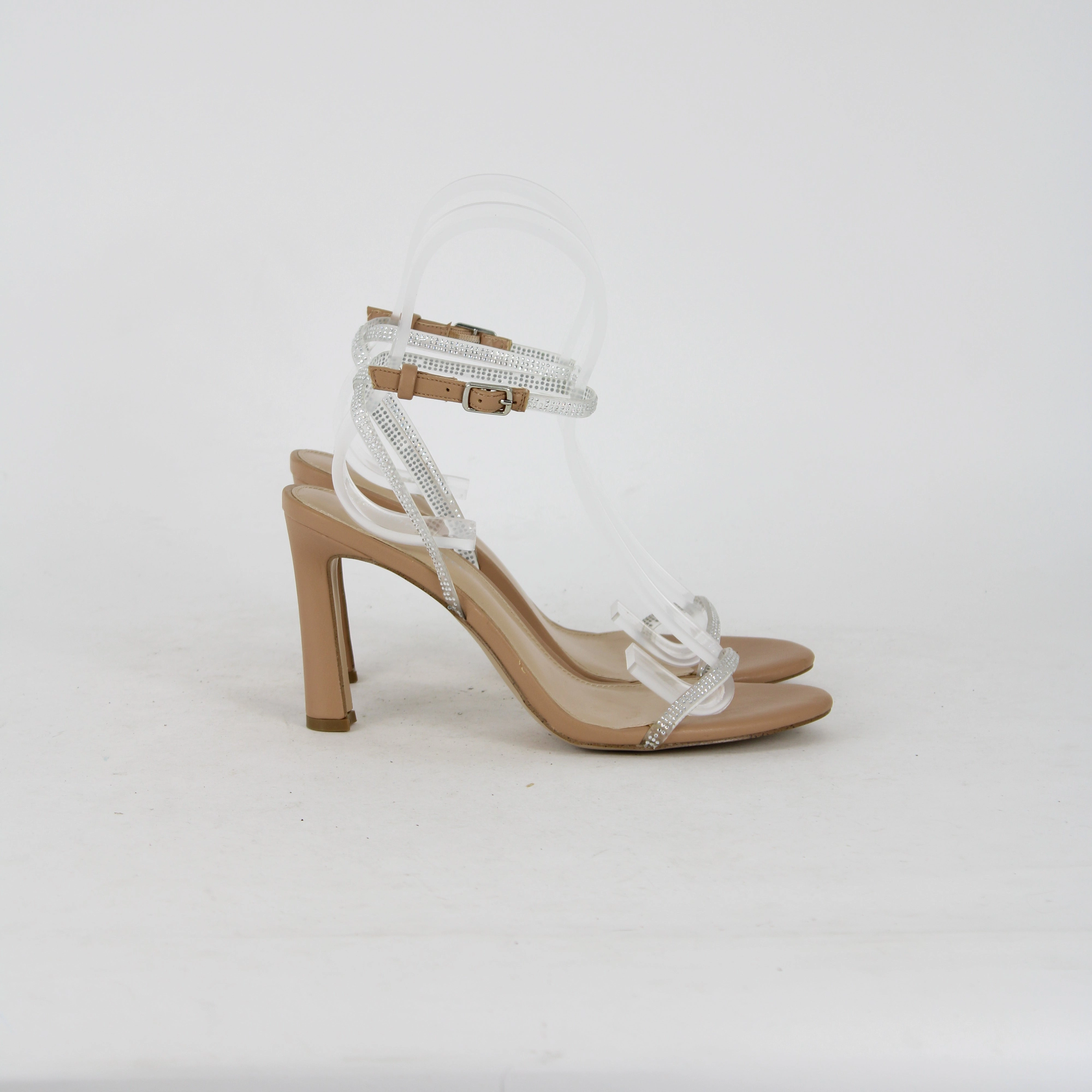 Steve Madden Beige Strappy Heels Secretaries In High Heels