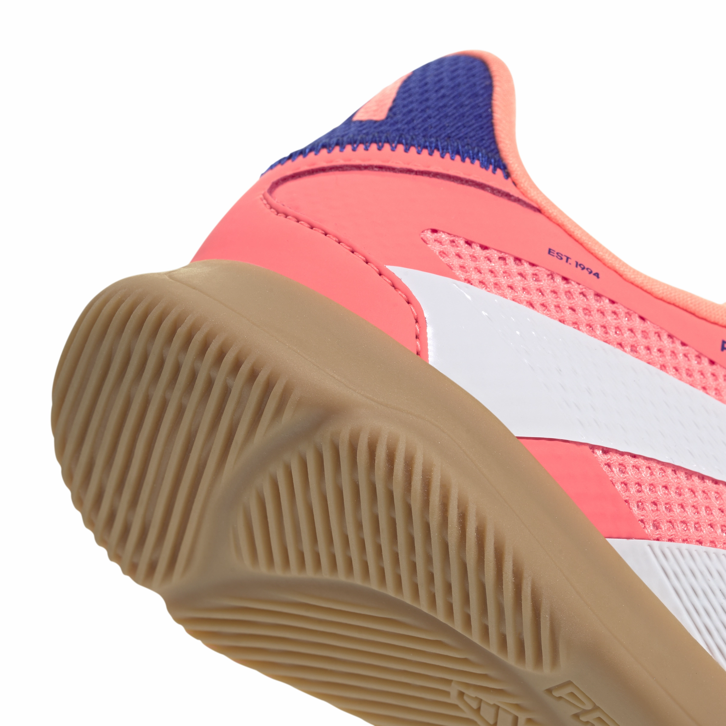 Dragonfly Soccer Cleats adidas Predator League IN Youth Soccer Shoes - Orange/White