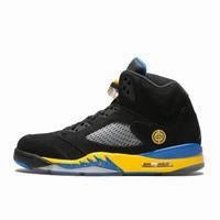 Men's Jordan 5 Retro Laney Basketball Shoes - Black Nike Air Max Tn Shoes