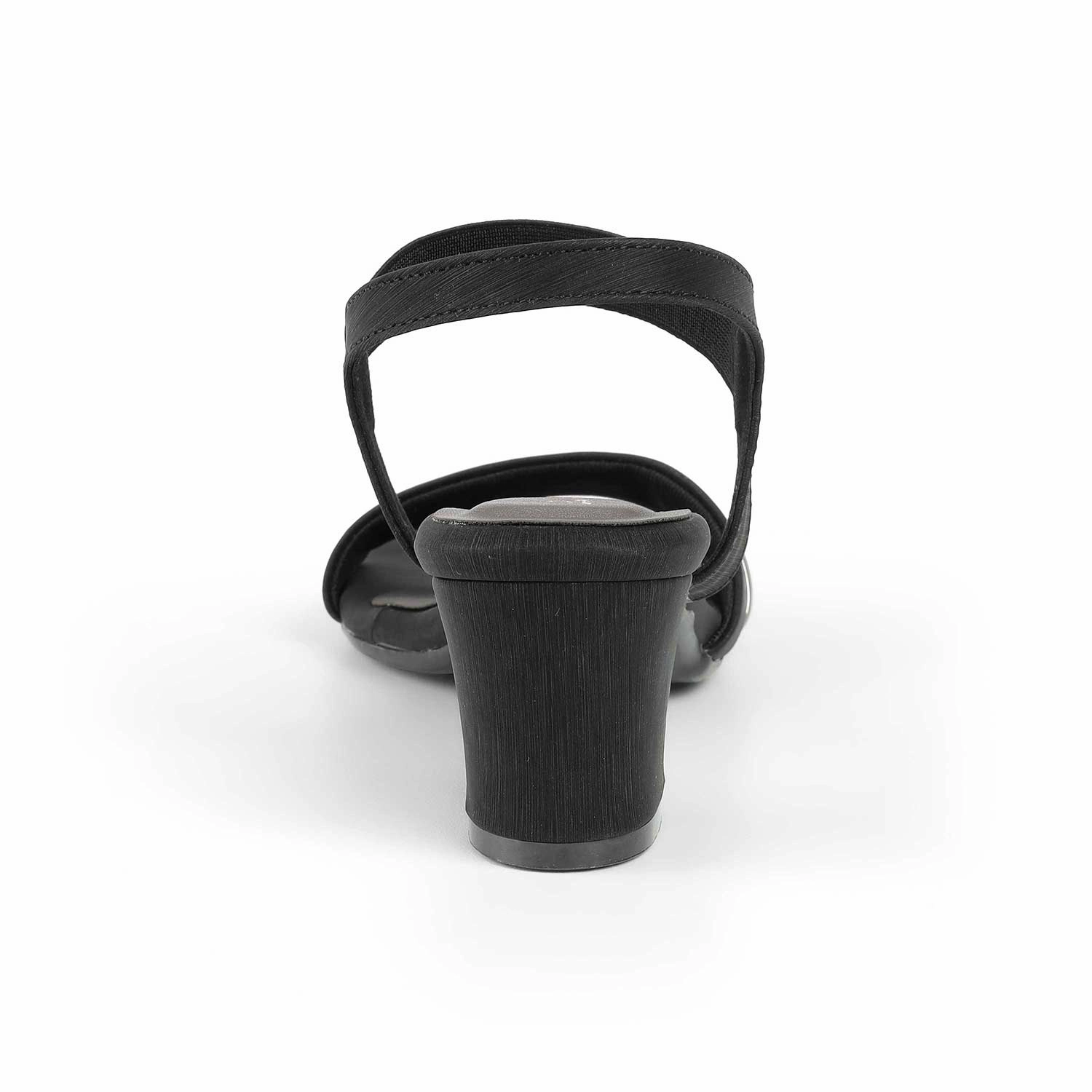 Steelers Heels Tresmode Golsi Black Women's Dress Block Heel Sandals