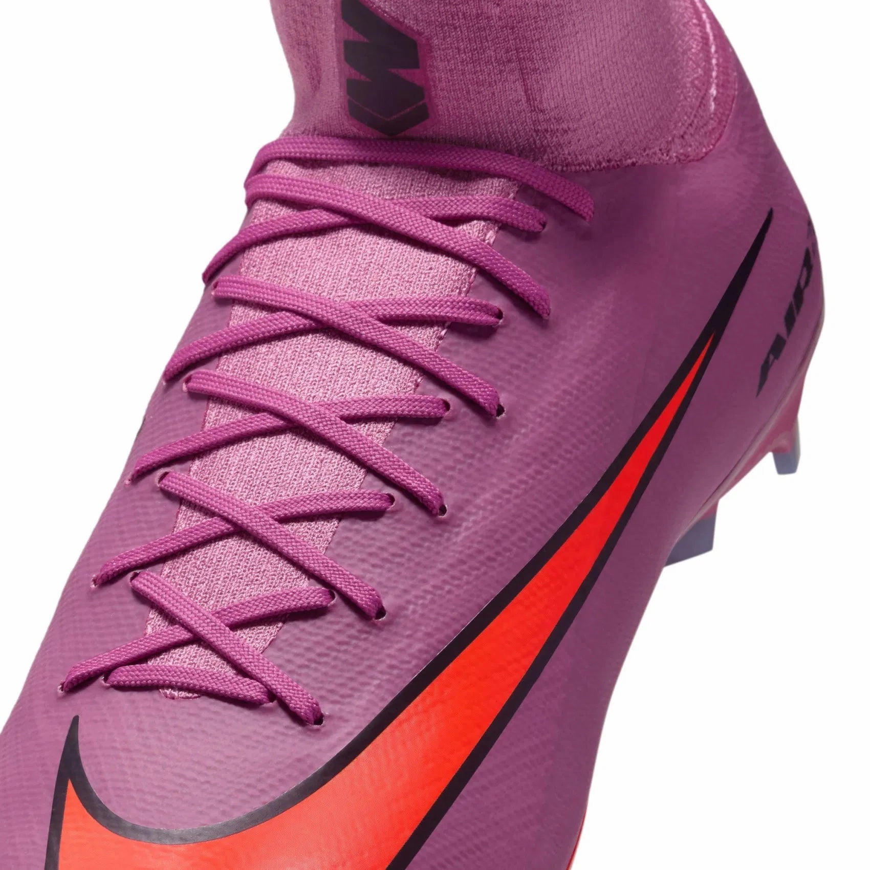 Wide Fit Soccer Cleats Nike Zoom Superfly 10 Pro Firm Ground Soccer Cleats (Magic Flamingo/Black/Total Crimson)