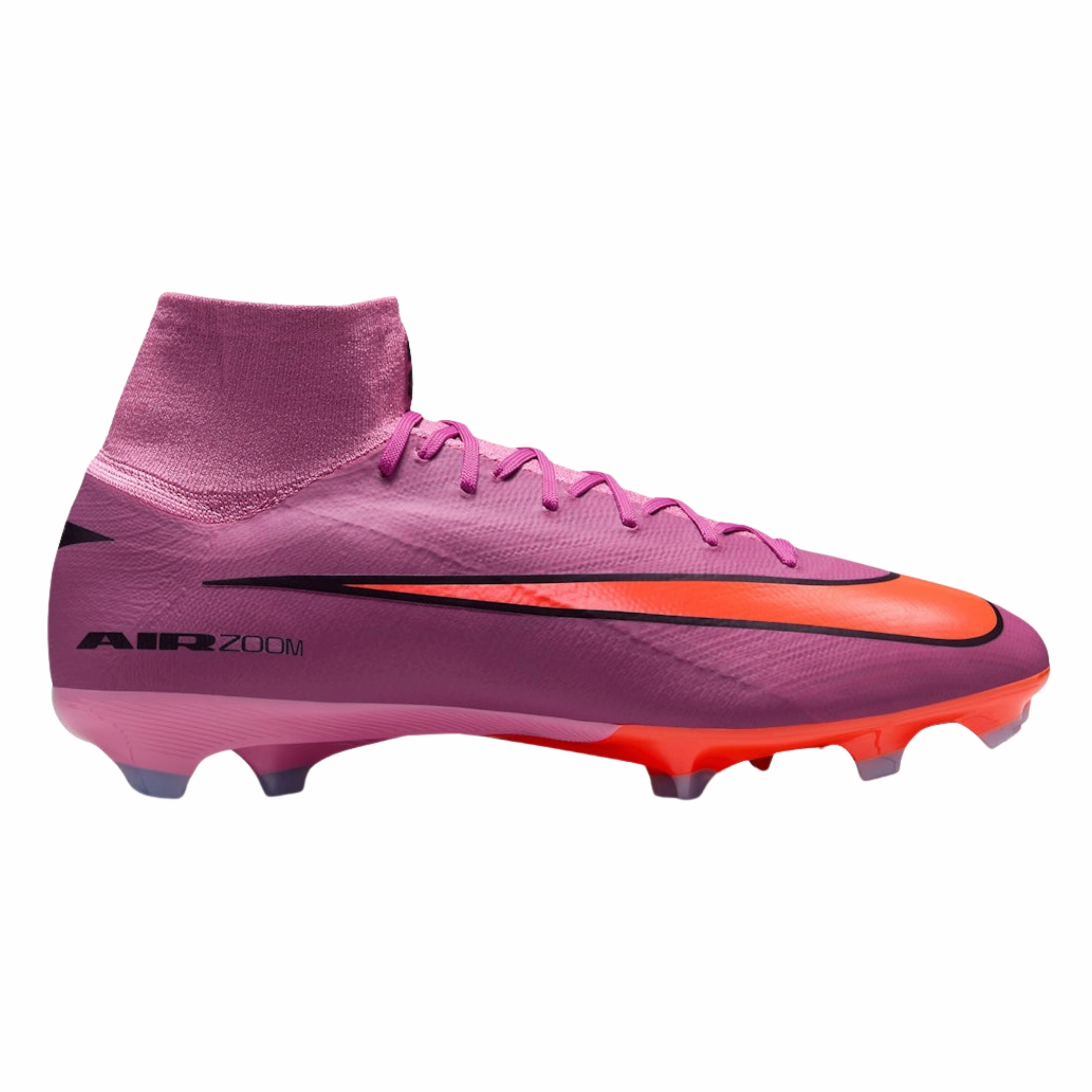 Nike Zoom Superfly 10 Pro Firm Ground Soccer Cleats (Magic Flamingo/Black/Total Crimson) Fg/ag Firm Ground Soccer Cleat