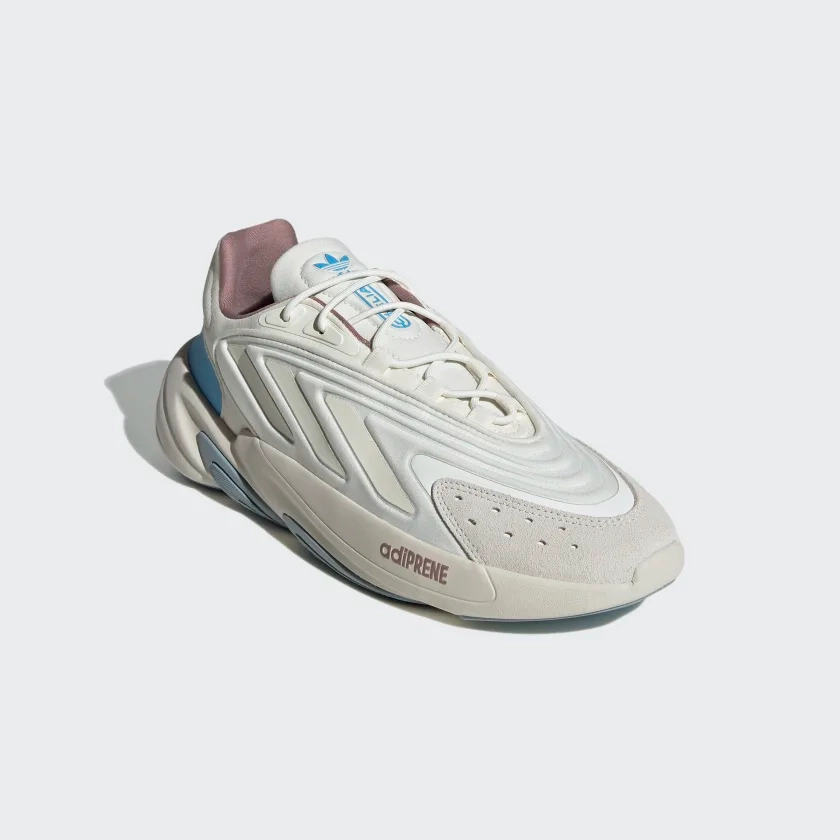 Adidas Men's Ozelia Shoes - Off White / Aluminium / Magic Grey Adidas Hoop Shoes