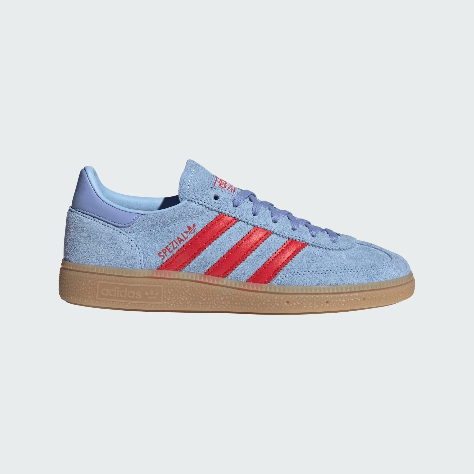 womens adidas handball spezial (glow blue/red) Golf Shoe Adidas