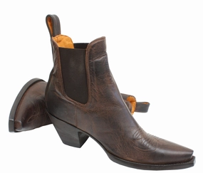T4 Brown ankle Head Over Heels Ankle Boots