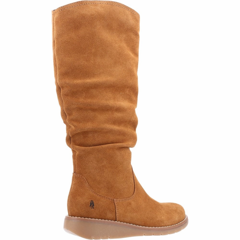 Tan Lucinda Knee High Boots Pointy Knee High Boots