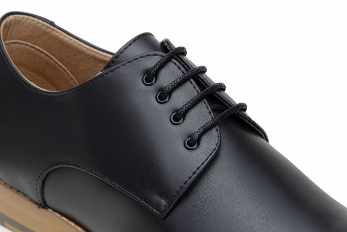 Teresa Derby in Black from Ahimsa (Wide Width) Buy Lace Up Shoes