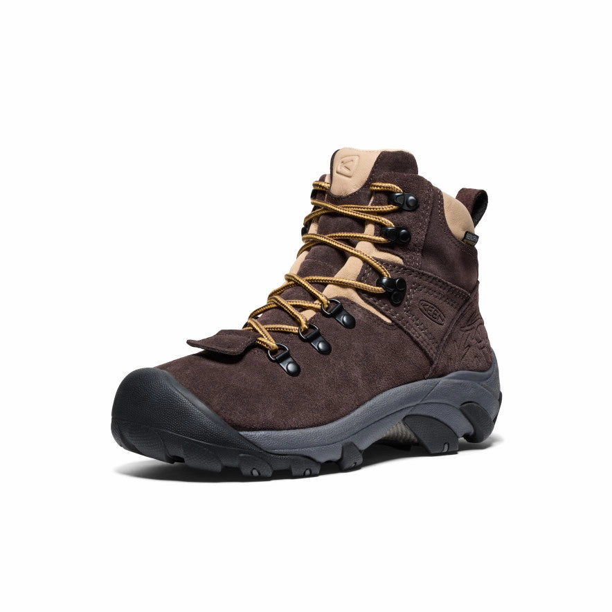 Best Boots For Hiking In Winter Women's Pyrenees Waterproof Hiking Boot x Mountain Research  |  Mountain Research Brown
