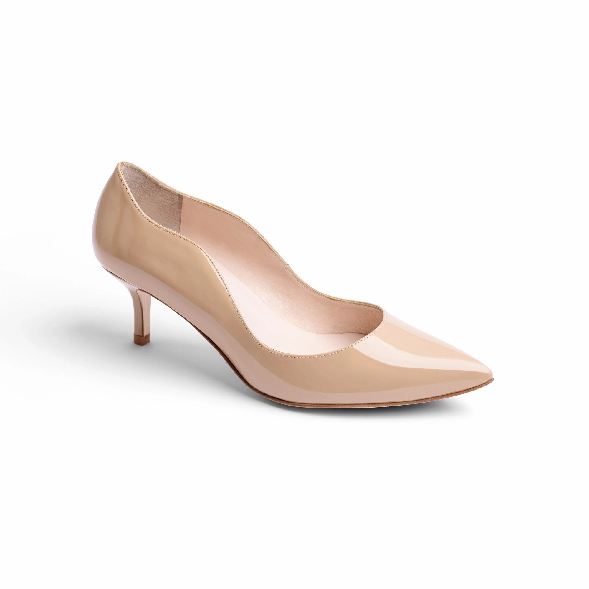 Soled High Heels The Oleah Classic 50 3rd - Beige Nude (wide with volume)