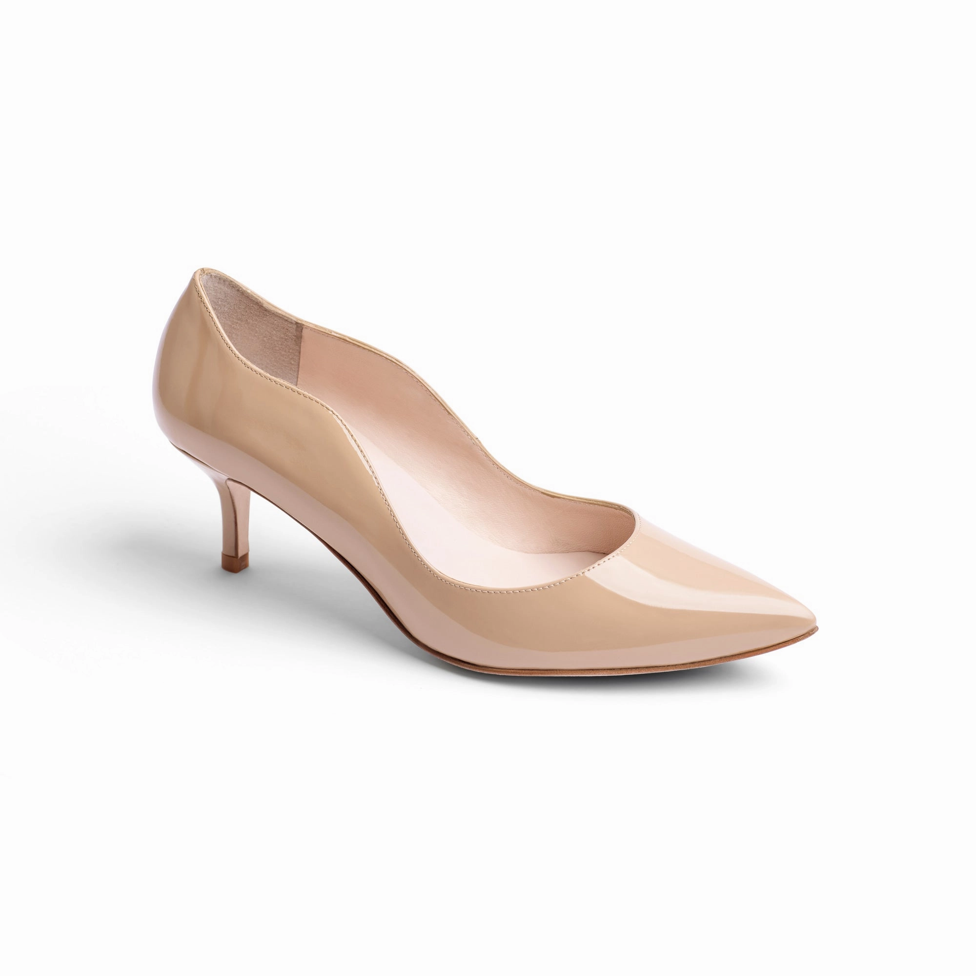 The Oleah Classic 50 4th - Beige Nude (wide) Dangling High Heel Shoes