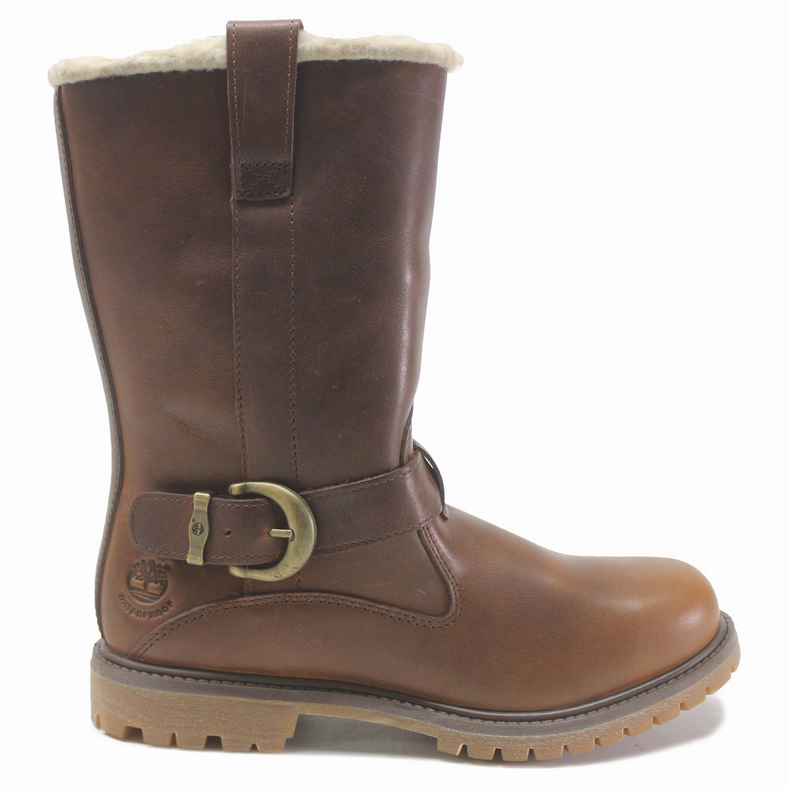 Timberland Nellie Leather Women's Mid Calf Boots Over The Knee Boots Leather