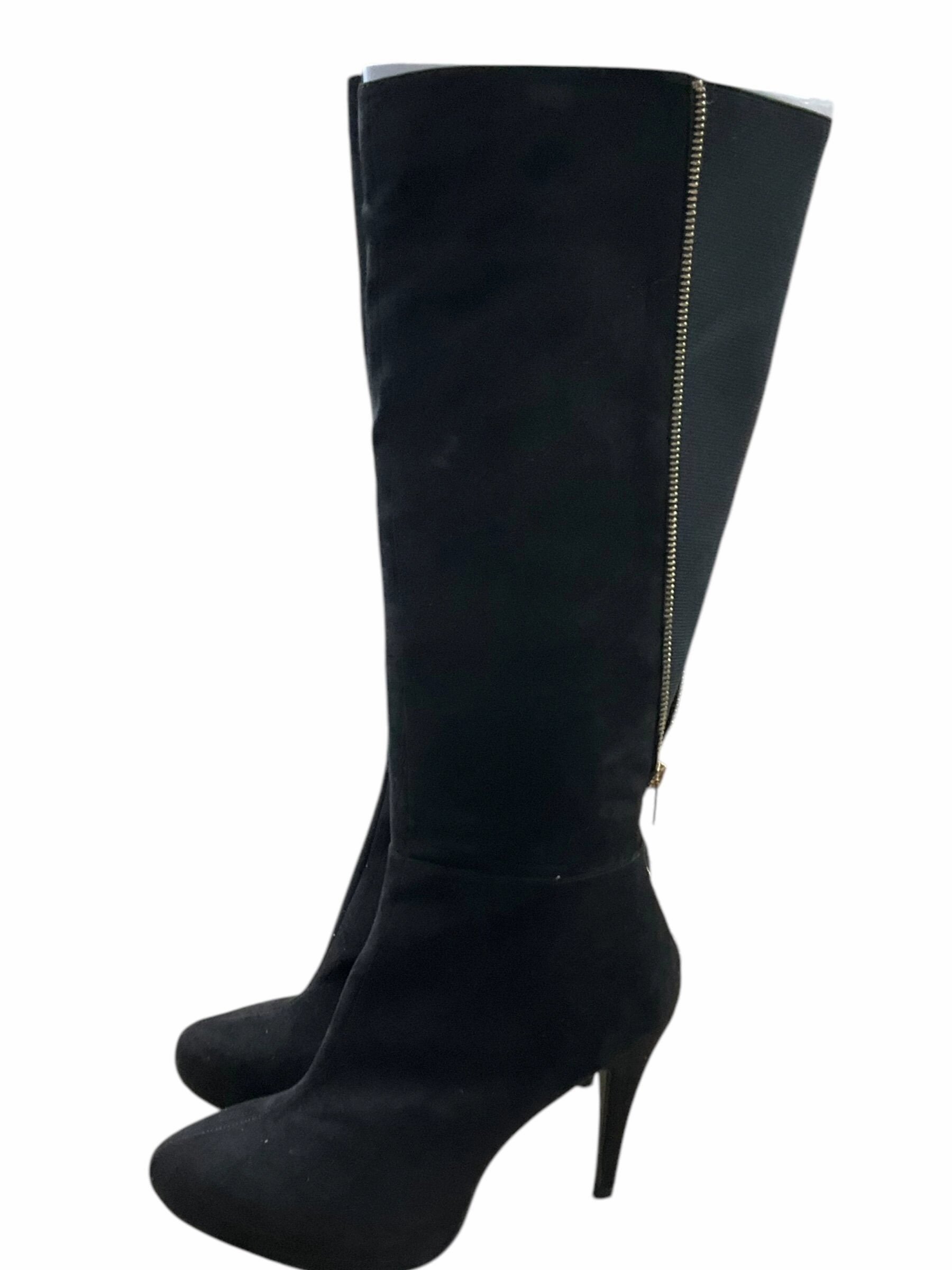 Boots Over-the-knee Heels By Clothes Mentor  Size: 8.5 Boots Wedge Heel