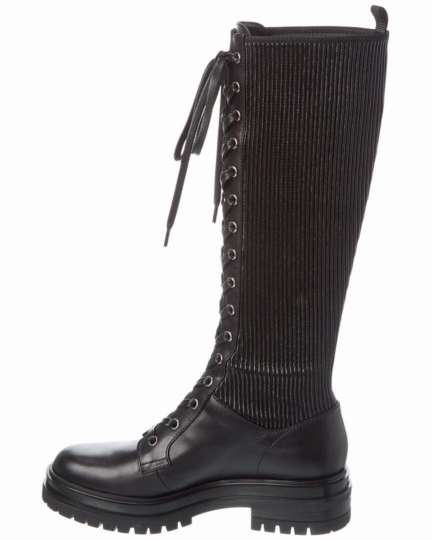 Gianvito Rossi Martis 20 Leather Over-The-Knee Boot Boots Of Striding And Springing