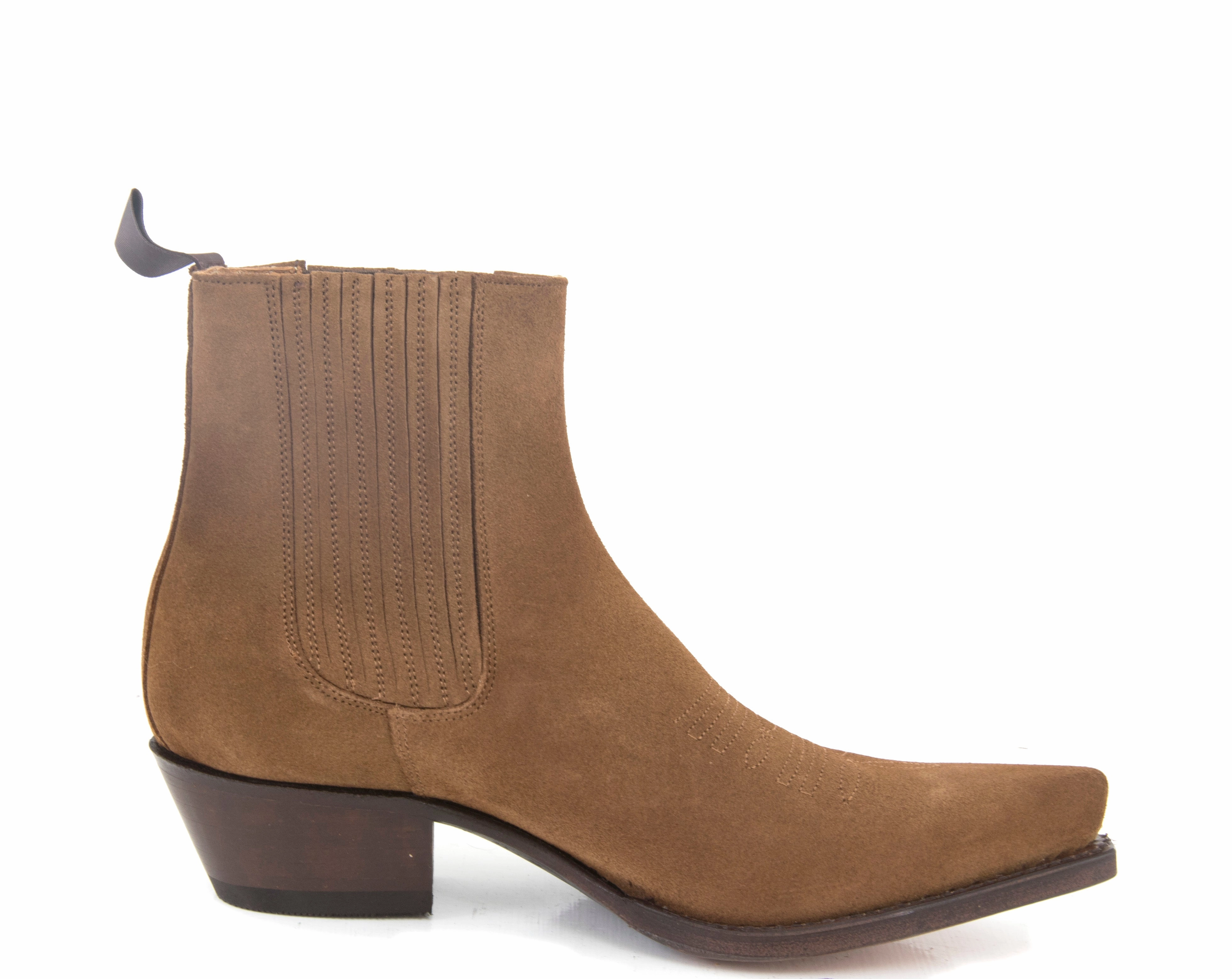 Lizard Ankle Boots Tobacco Suede Ankle Boot