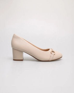 Tomaz NN559 Ladies Gold Cross Heels Leather Knee High Boots Heel