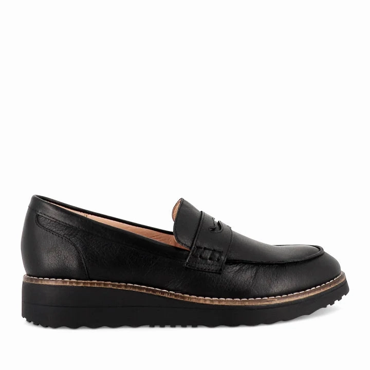 Top End ~ Oley ~ Black Leather Gucci Corduroy Loafers