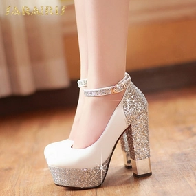 Top Quality High Heels Wedding Bride Shoes Outfits With High Heels