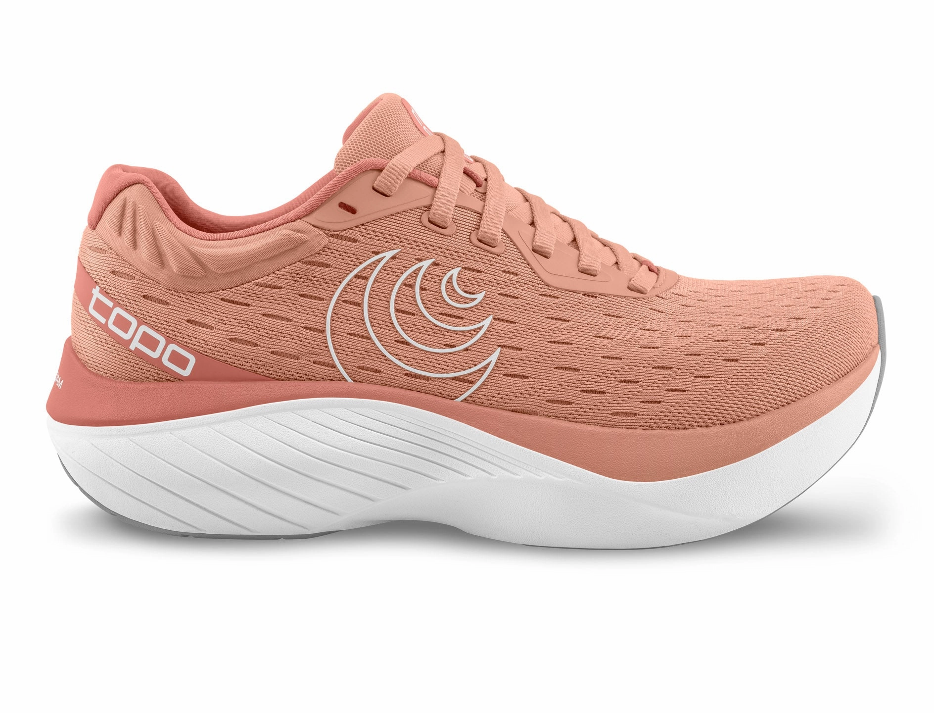 Topo Athletic | Atmos | Women's | Dusty Rose/White Best Running Shoes 10km