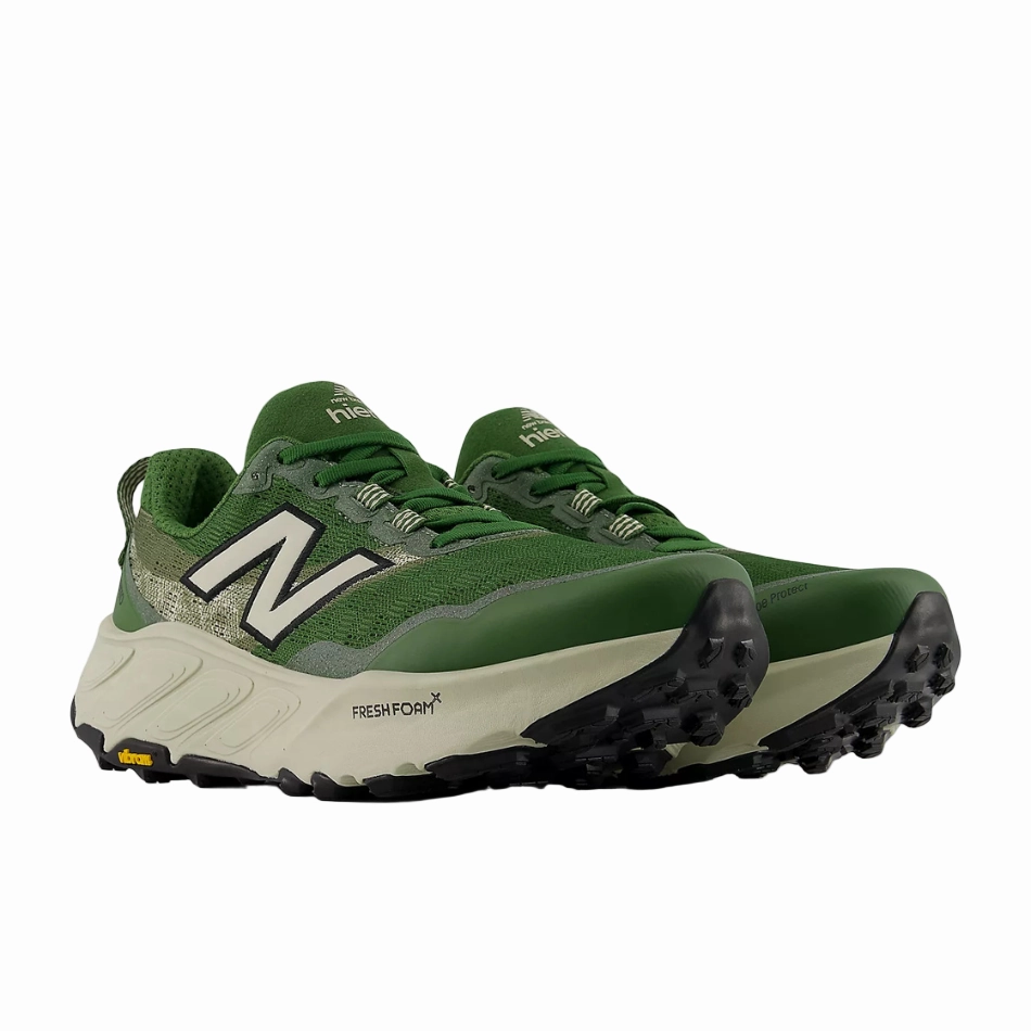 New Balance Men's Hierro V9 Trail Shoes in Dark Alpine Green/Shipyard/Black AW25 Best Shoes For Hiking Appalachian Trail