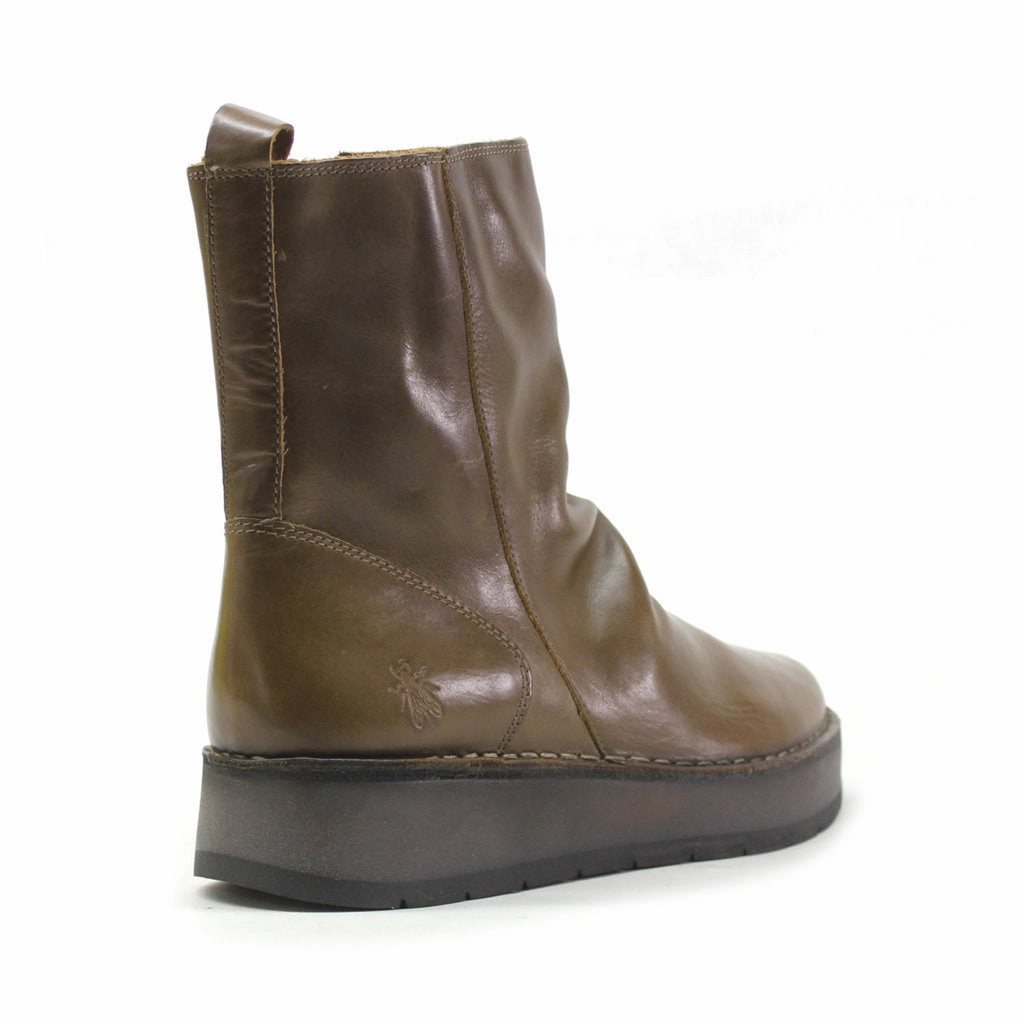 Fly London Reno053Fly Rug Leather Women's Ankle Boots Pearl Ankle Boots