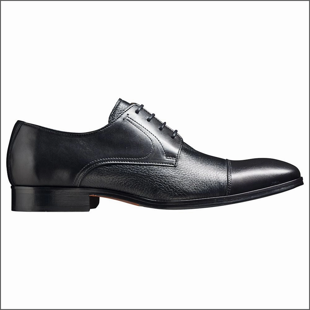 Derby Shoe Review Barker Southwold - Black Calf / Deerskin.
