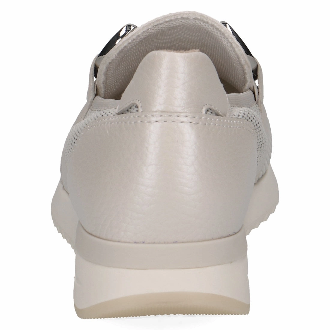 Caprice 9-24536-42 132 Kaia Ladies Pearl Leather & Textile Slip On Loafers Black Pants Brown Loafers