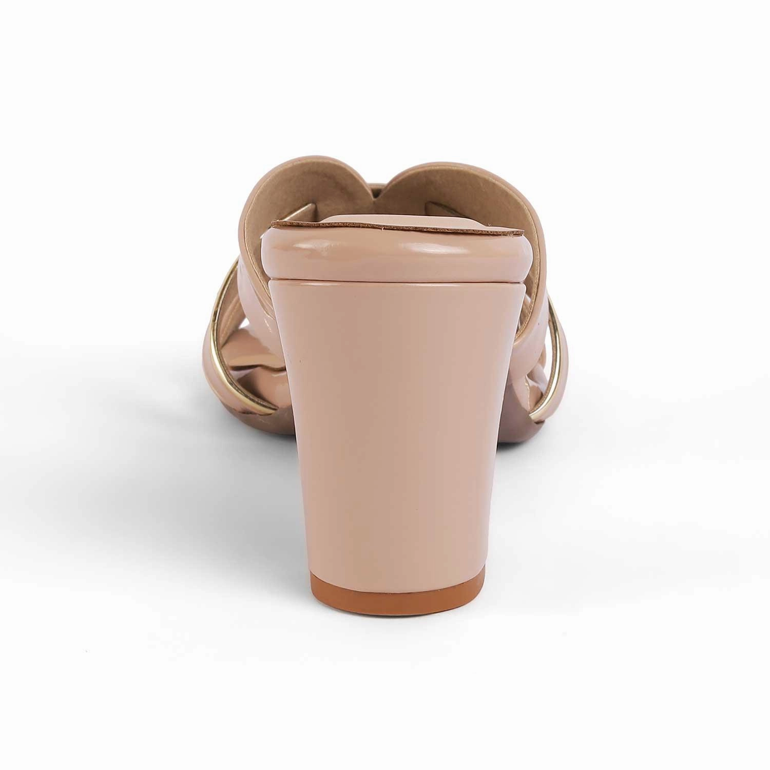 Tresmode Cesmoc Beige Women's Dress Block Heel Sandals Protectors For Shoes