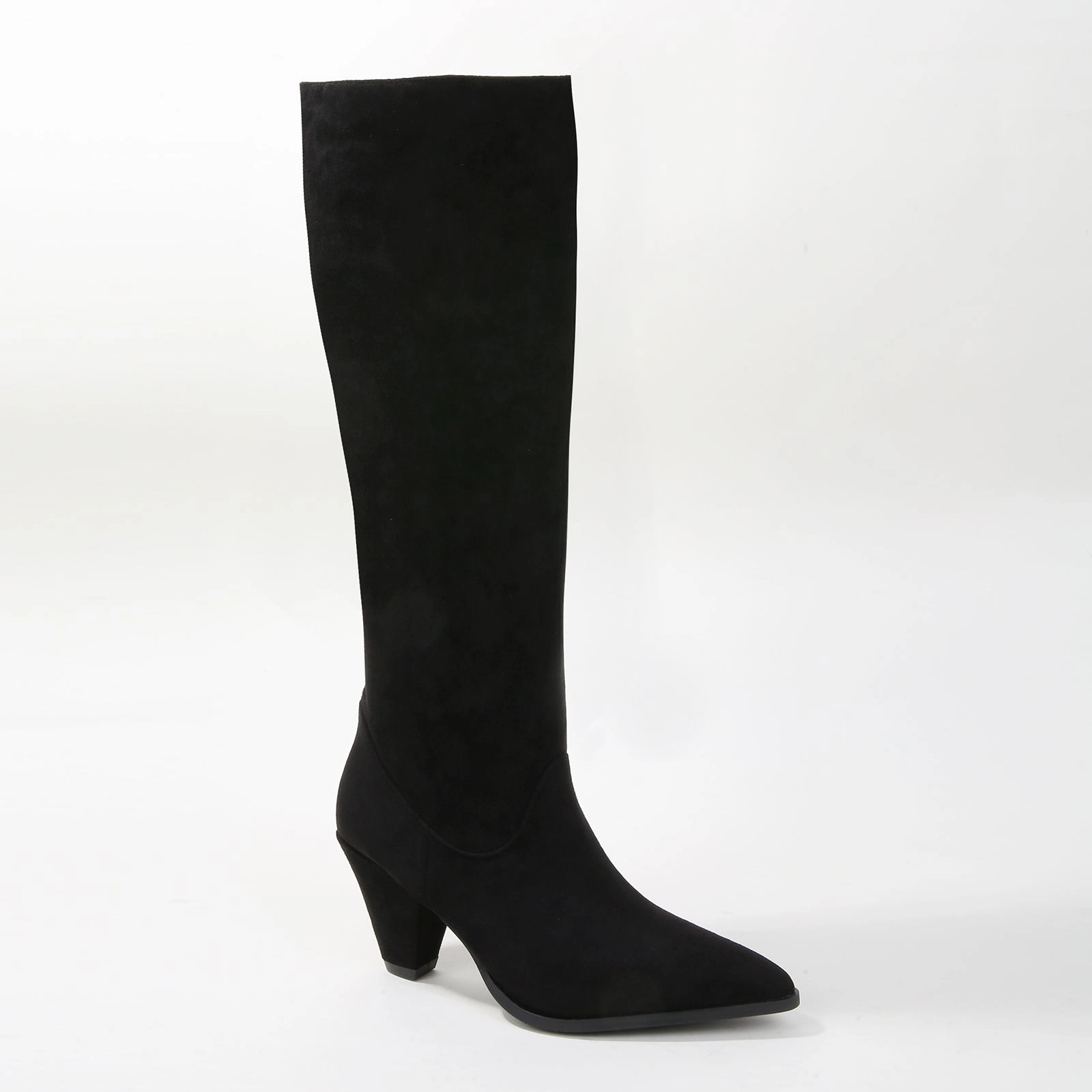 True Curve Collar Suede Knee High Boots Knee High Fantasy Boots