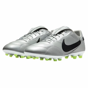 Nike Premier III Firm Ground Soccer Cleats (Metallic Silver/Black Volt) Grinch Soccer Cleats