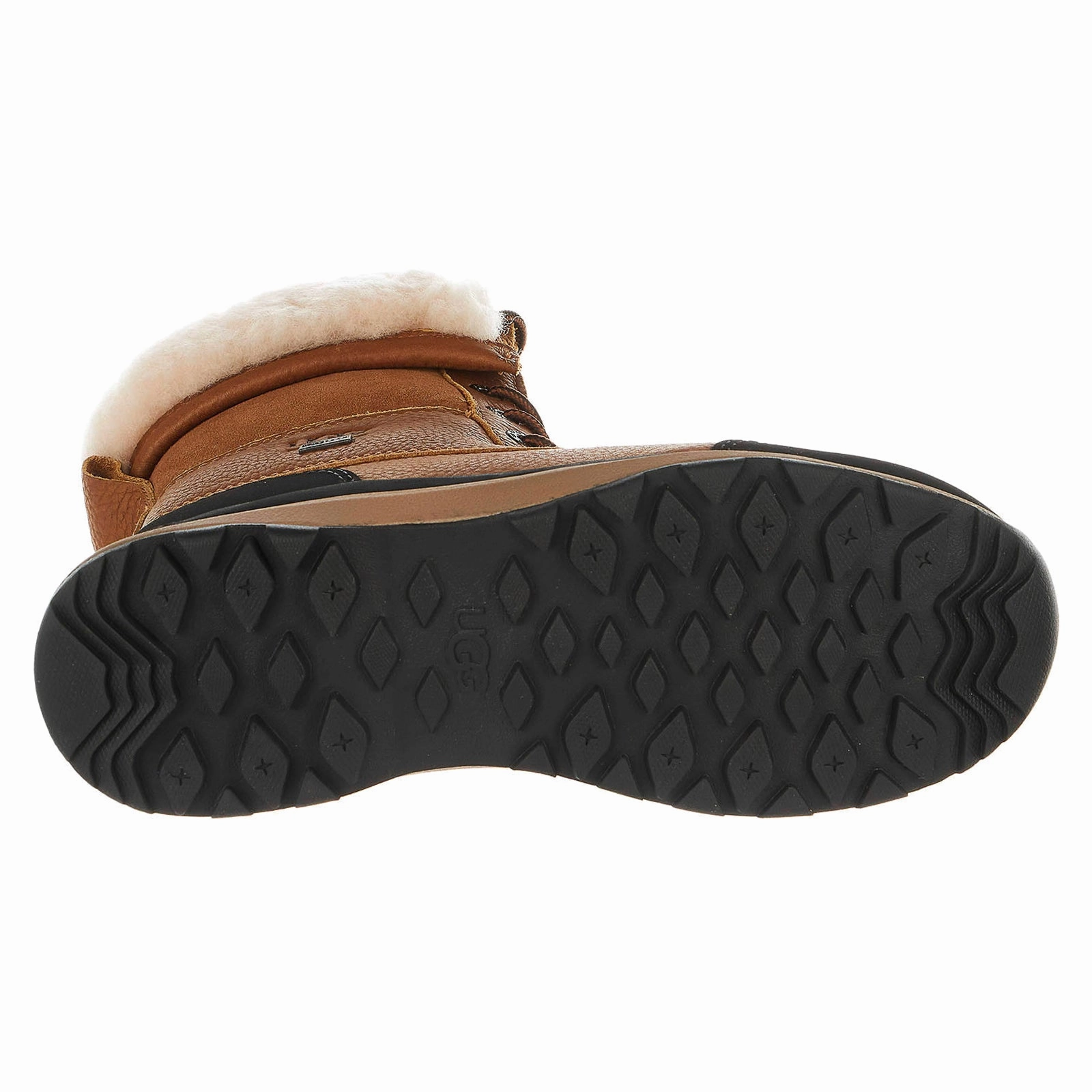 Ugg Adirondack III Leather Women's Mid Calf Chestnut Boots Cool Casual Boots