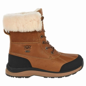 Vintage Foundry Boots Ugg Adirondack III Leather Women's Mid Calf Chestnut Boots