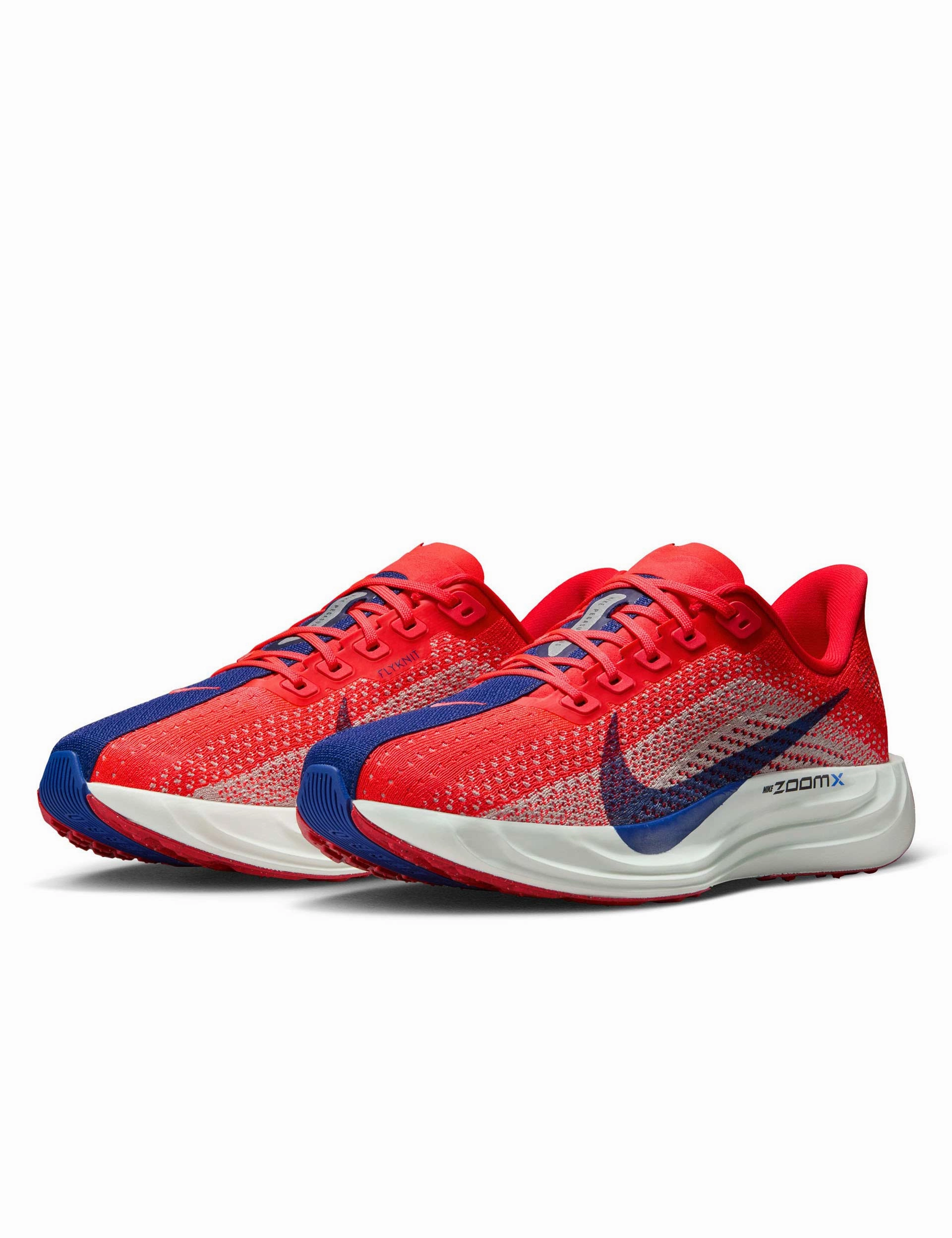 Nike Air Monarch Shoes Pegasus Plus Shoes - Bright Crimson/Deep Royal Blue/Silt Red