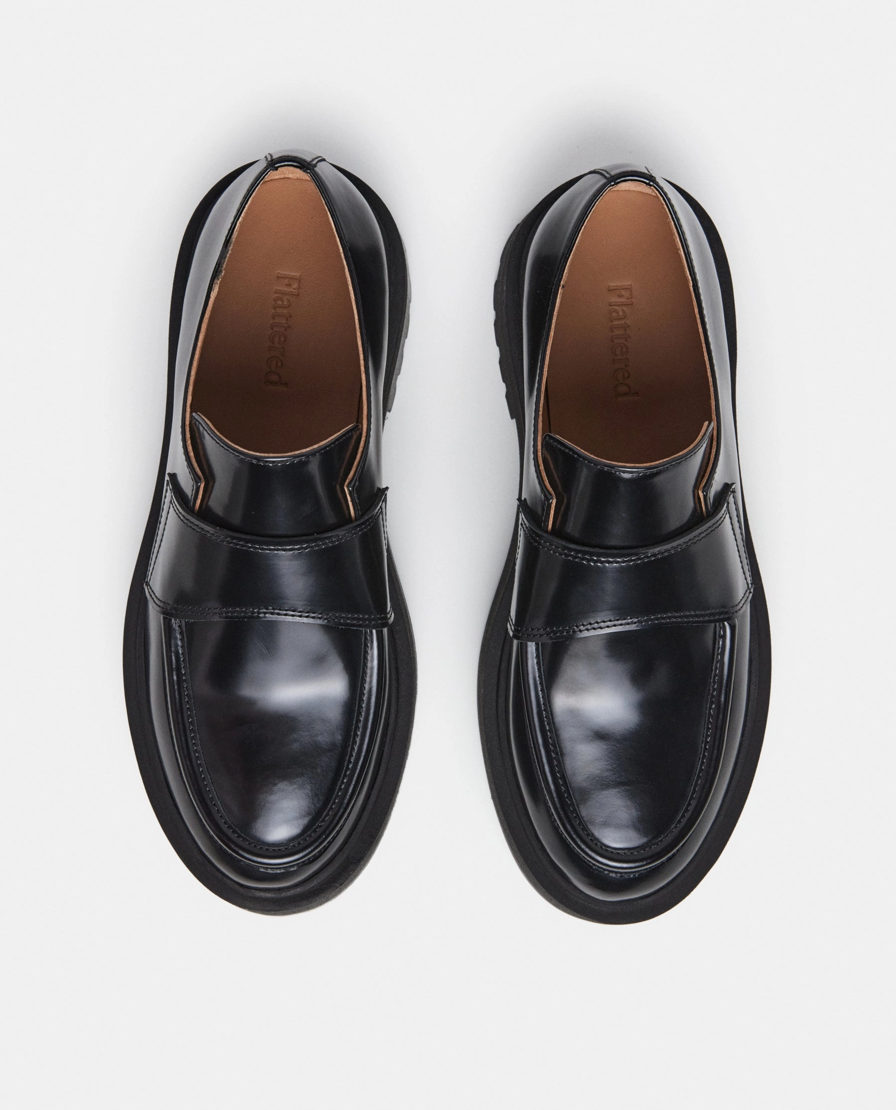 Leo Leather Black Top Sider Tassel Loafers