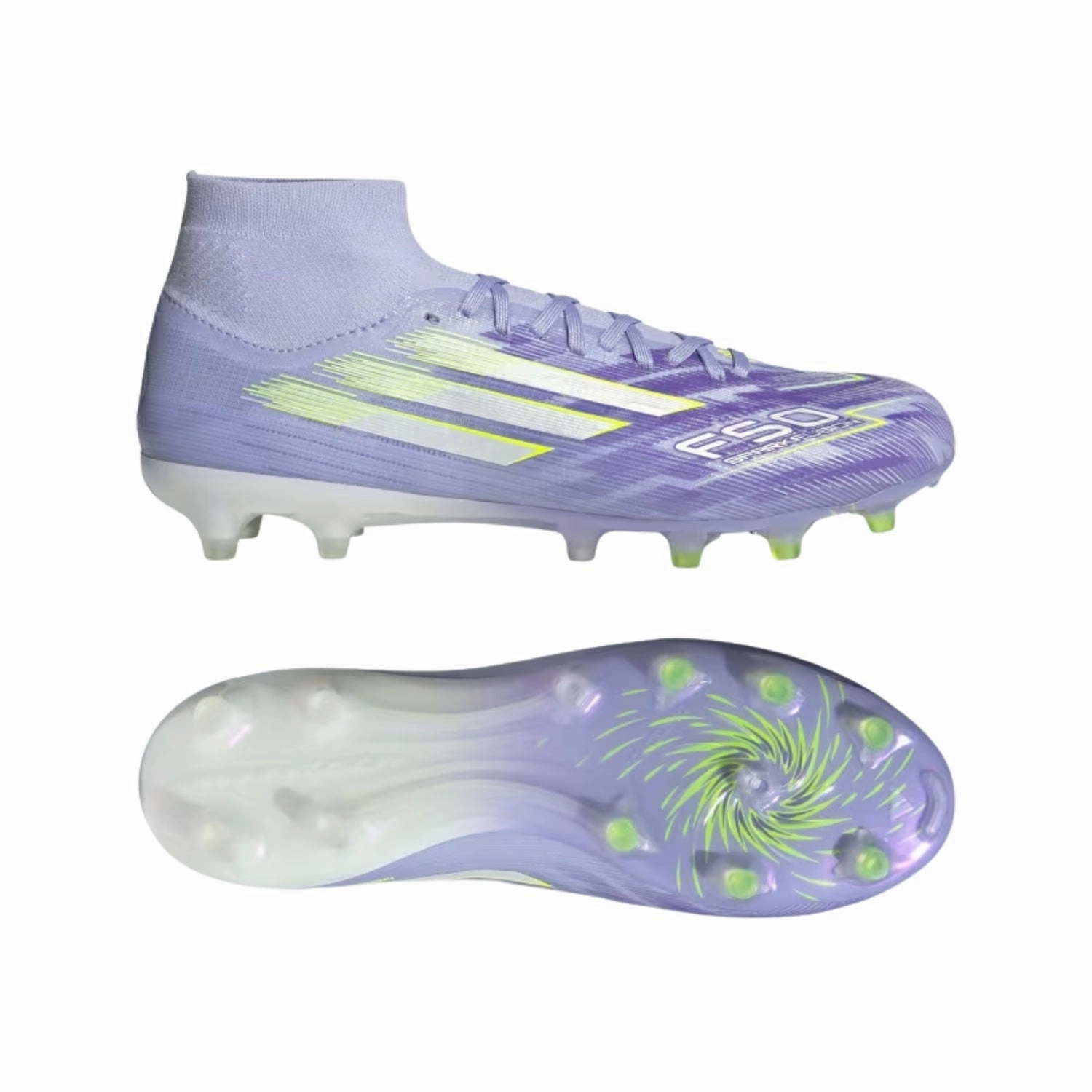 Cool High Top Soccer Cleats adidas Women's F50 Sparkfusion Pro Firm Artificial Grass Cleats