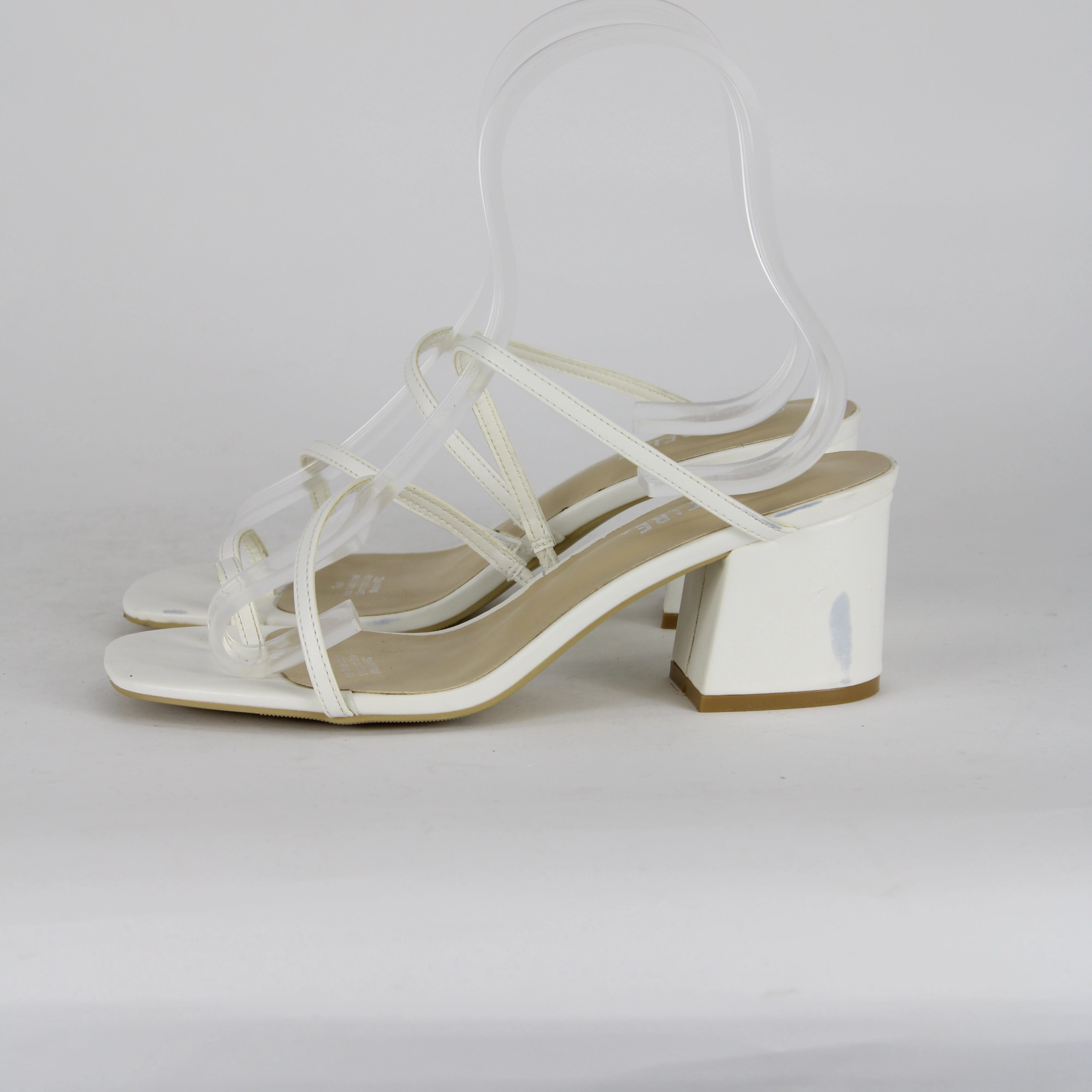 Wildfire White Strap Low Heels Youtube High Heels