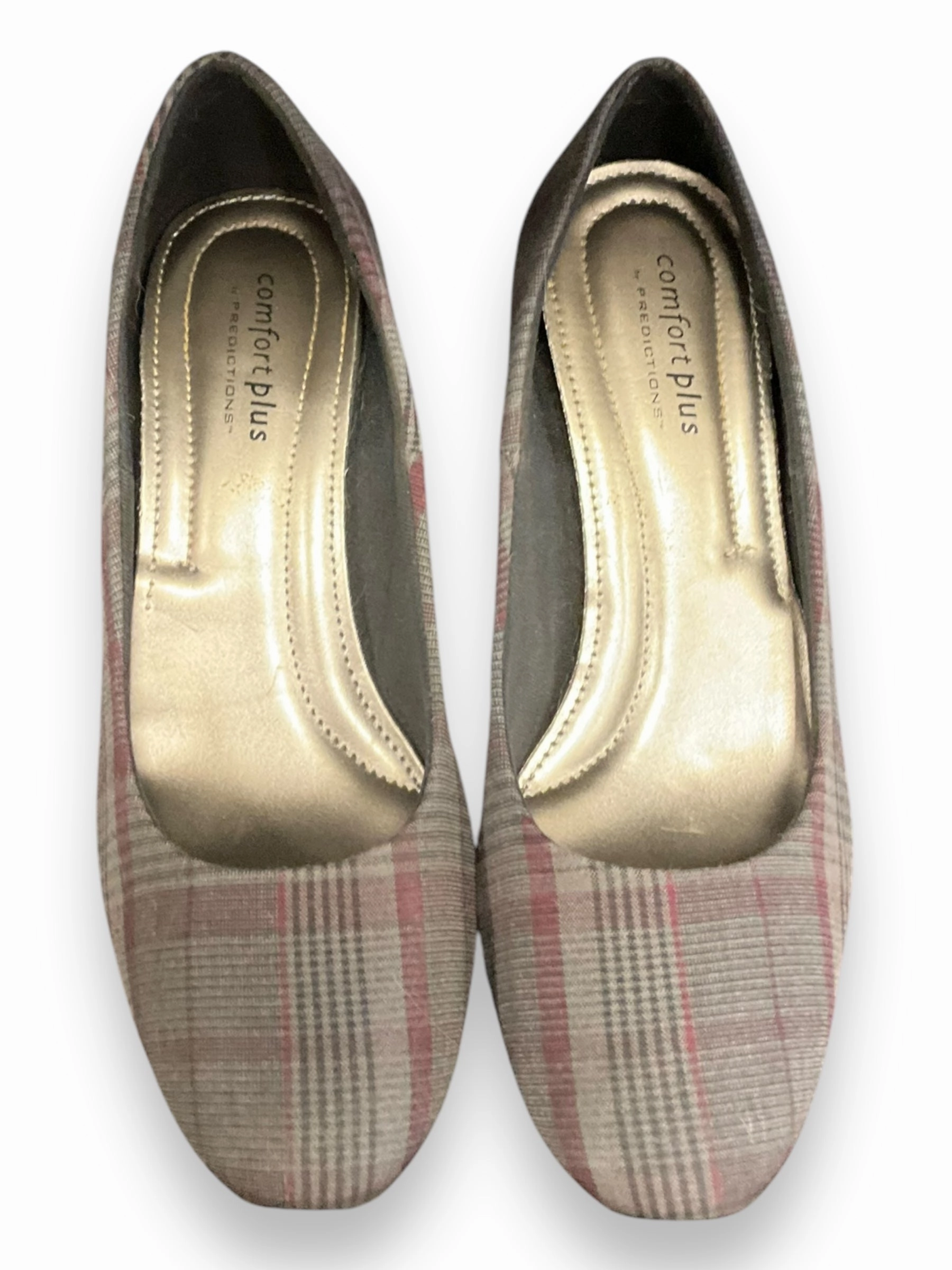 Custom High Heels Shoes Heels Stiletto By Predictions In Plaid Pattern, Size: 7