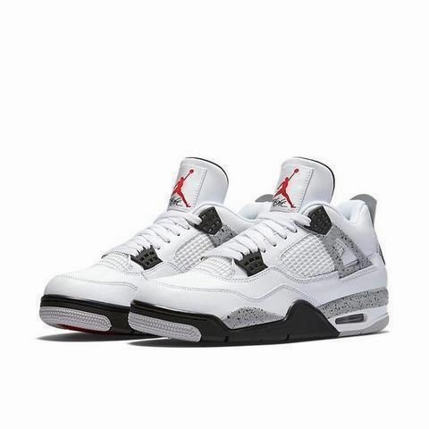 Mc Sports Basketball Shoes Men's Jordan 4 Basketball Shoes - White