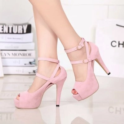 Doll High Heels Open toe women pumps female high heels