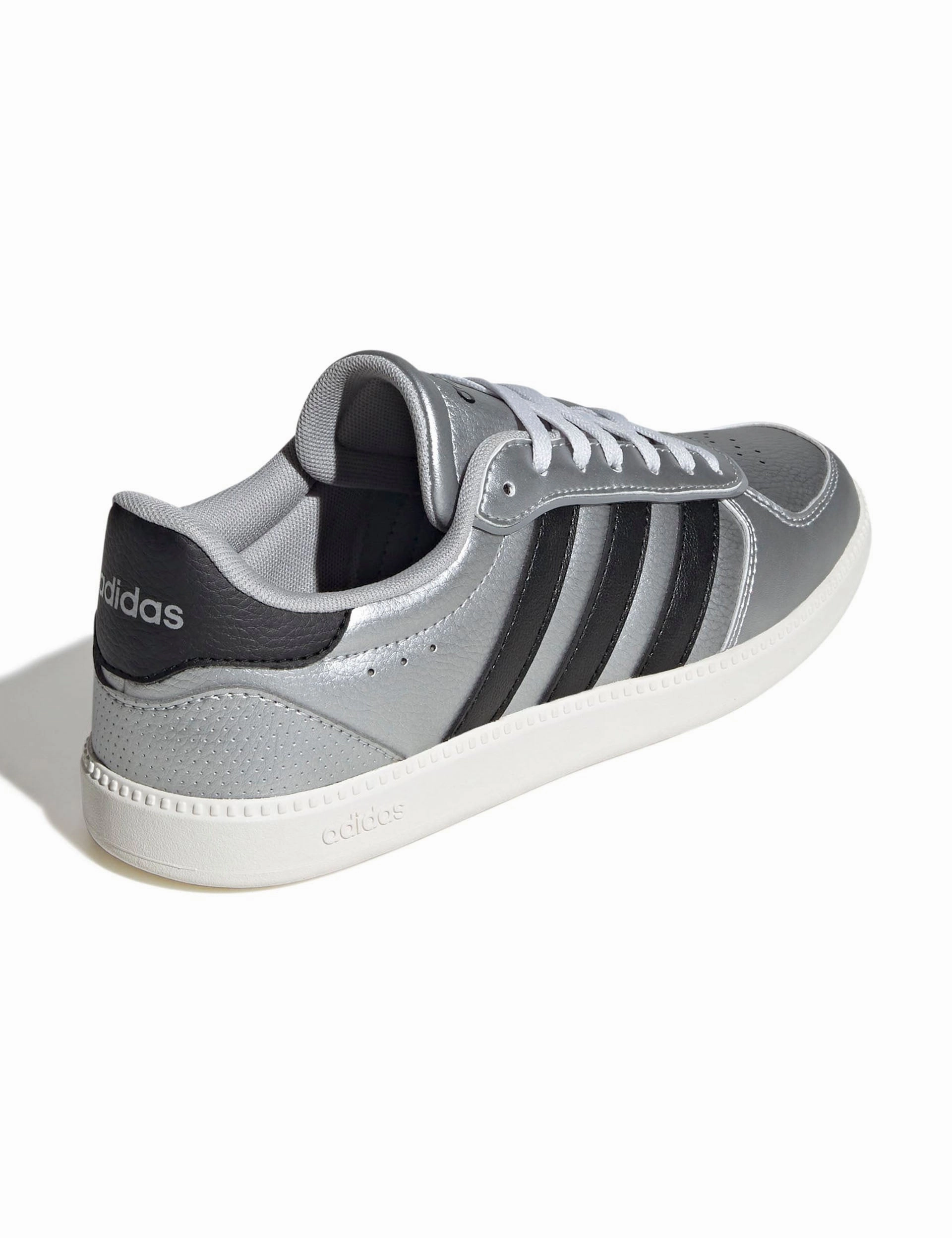 Adidas Aristocats Shoes Breaknet Sleek Shoes - Matte Silver/Core Black/Off White