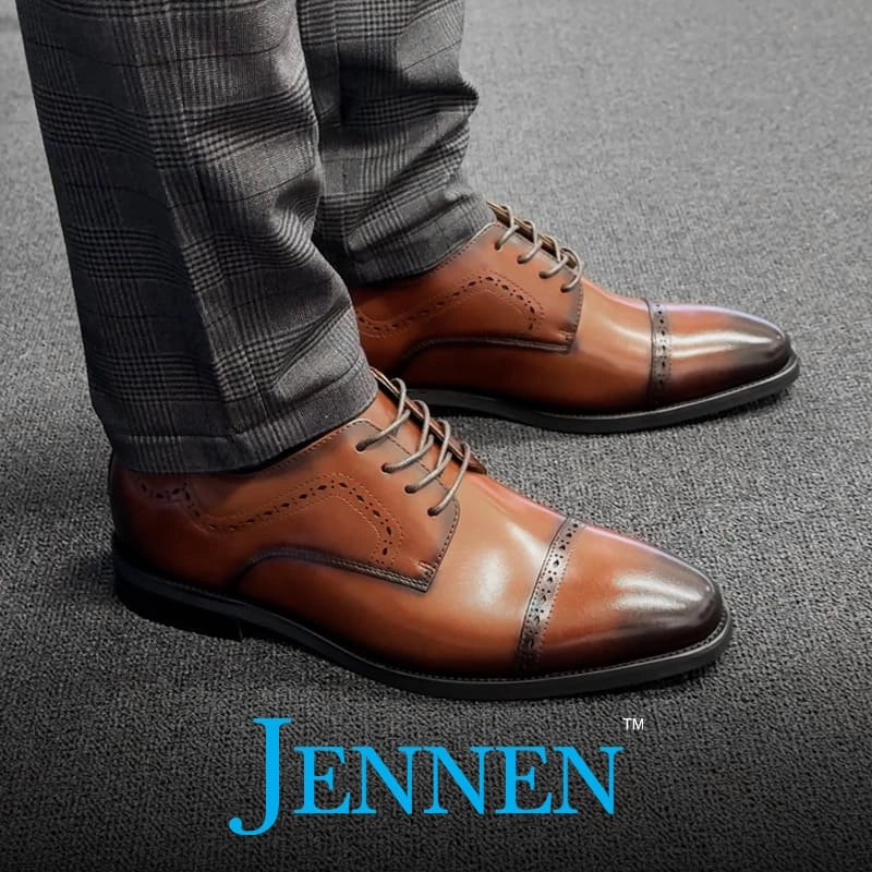 Lace Up Kitten Heel Shoes Mr. Mak 7cm  | 2.8 Inches Height Boost | Classic Formal Elevator Shoes